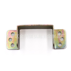 Support de plateau en bois 50x30x32x93mm, couleur fer, plaqué zinc, durable pour la connexion de la structure de lit - Product Image 4