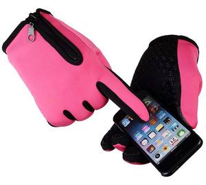 Gants de sport à écran tactile imperméables avec conception de doigt antidérapante pour les sports de plein air escalade conduite cyclisme moto camping - Product Image 1