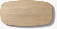 Table basse moderne de luxe haut de gamme en bois de chêne massif Mulholland pour meubles de salon haut de gamme