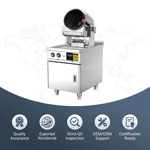 Máquina Comercial de Gas Tipo Gabinete para Saltear Alimentos con Rotación de 360° °   Wok Giratorio para Cocinas Móviles, Restaurantes y Servicios de Catering - Product Image 6