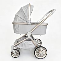 Poussette de voyage légère 3-en-1 YouBei - Siège réversible détachable et châssis pliable amortissant les chocs pour nouveau-né et tout-petit