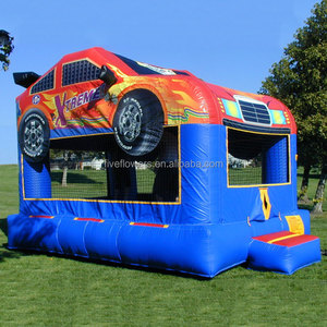 Cama Inflable <span class=keywords><strong>de</strong></span> Carreras para Niños, Casa <span class=keywords><strong>de</strong></span> <span class=keywords><strong>Juegos</strong></span> Inflable para Exteriores - Product Image 1