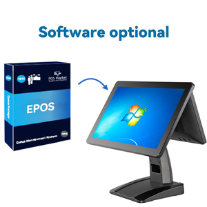 เครื่องคิดเงินระบบพีโอเอสแบบสองหน้าจอเครื่องแคชเชียร์สำหรับร้านอาหารและซูเปอร์มาร์เก็ต - Product Image 5
