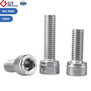 Vis à tête cylindrique à empreinte hexagonale en acier allié ASTM A193 A193M Grade GR <span class=keywords><strong>B5</strong></span> B6 B6X B7 B7M B16 avec écrous et rondelles en zinc noir HDG, boulon Allen - Product Image 1