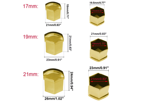 <span class=keywords><strong>Cache</strong></span>-écrous décoratifs en <span class=keywords><strong>plastique</strong></span> pour roues de 17 mm, 19 mm, 21 mm, pièces General Motors, protection des écrous de moyeu de roue - Product Image 3