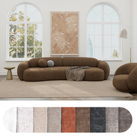 Tissu d'ameublement en chenille 100 % polyester 480 GSM, tissé sur mesure, teint en fil, épais, pour canapé – Vente en gros