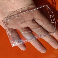 Porte-Badge en plastique dur Horizontal Vertical 2 Directions avec Clip de bobine YoYo rétractable pour cartes d'accès ID