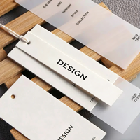Etiquetas de Papel Reciclable de 800g con Grabado de Lujo, Personalizables con Logotipo de Marca para Prendas