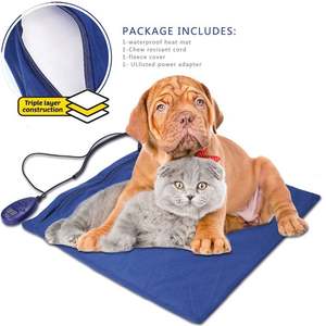 Coussin chauffant pour animaux de compagnie haute performance 40 cm x 30 cm 12 V basse tension sécuritaire pour chien - Product Image 6