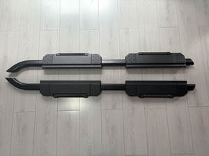 Haute qualité noir mat tout aluminium matériel Wilderness Edition pièces de carrosserie de voiture pédale côté marchepied pour Defender 110 130 - Product Image 5