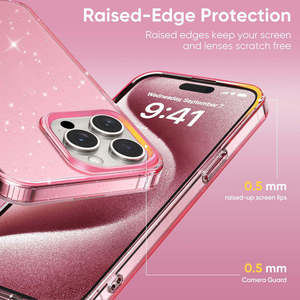 เคสใหม่สำหรับ iPhone 16 15 14 13 12กันกระแทกเป็นประกายและส่องแสงสำหรับ iPhone 17เคสไฮบริดใสแวววาว - Product Image 5