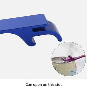 Décapsuleur de bouteille de vin en aluminium multicolore personnalisé en gros, clé à canule porte-clés moderne et portable, cadeau - Product Image 3