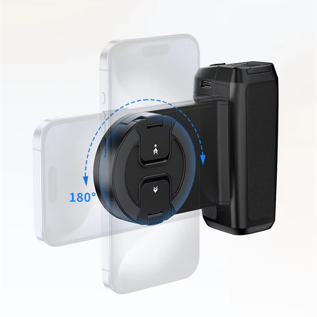 Original Ulanzi MA35 Magnetic Selfie Phone Grip Tripod Mount 2-in-1 Phone Clip with 1/4 Screw Connecter for Tripod