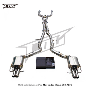 ระบบท่อไอเสีย Boska Exhaust Catback สำหรับ Mercedes-Benz E63 E63S AMG W213 4.0T ปี 2016-2023 ทำจากสแตนเลสสตีล พร้อมวาล์วควบคุมเสียง - Product Image 2