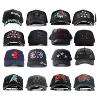 Pemasok Topi Grosir Produsen Topi Barbas Hats 5 Panel Bordir 3D Snapback Baseball Cap dengan logo