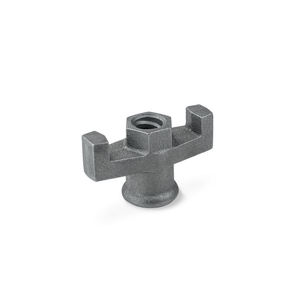 Vis à oreilles en fonte ductile de qualité supérieure avec revêtement antirouille pour serrage rapide, recommandée pour les systèmes d'échafaudage - Product Image 2