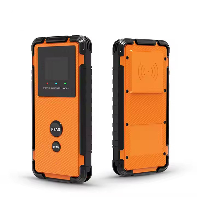Industrial Grade IP65 Wireless 2meters 1D 2D Barcode UHF RFID Blue Tooth Reader