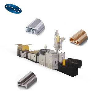 De plástico wpc Puerta de pvc Marco de perfil de extrusión de la máquina del producto de la línea de <span class=keywords><strong>segunda</strong></span> <span class=keywords><strong>mano</strong></span> - Product Image 3