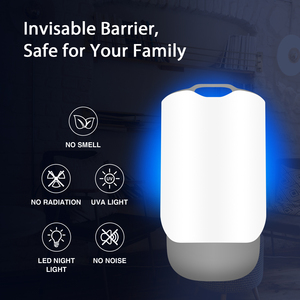 Trappola Elettrica Ricaricabile Quadrata in Plastica Ecologica per Insetti Volanti, Efficace Dispositivo Anti-insetti da Interno - Product Image 4