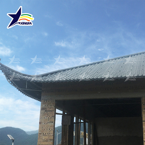 UPVC nhựa tổng hợp residencial Roof tấm màu xanh màu nhựa Antique Nhật Bản phong cách PVC mái ngói cho ngôi nhà biệt thự - Product Image 4