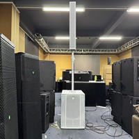 EVOX 12 Enceinte colonne active 8* 4 pouces, système de sonorisation amplifié 1400W, enceintes audio professionnelles, enceintes colonne amplifiées