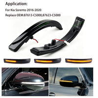 Luces Intermitentes LED Ámbar Dinámicas para Kia Sorento 2016-2020, Luces Intermitentes Secuenciales para Espejos Retrovisores Laterales