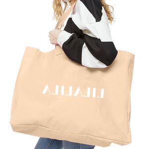 Bolsas de Compras al por Mayor, Orgánicas, Reutilizables, con Diseño Personalizado, Bolsa de Lona de Algodón con Impresión, Bolsa de Compras para la Playa con Logotipo - Product Image 6