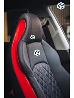 Housses de siège en cuir PVC personnalisées pour la course sportive, pour modèles Audi A2/A3/A4/A5/A6/A7/Q3/Q5/Q7
