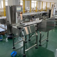 Báscula de Control de Peso de Alta Precisión de 0.1g con Sistema de Rechazo Automático para Línea de Producción de Empaquetado