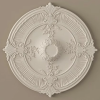 Plaque décorative en EPS style français, gaufrée, luxe léger, pour base de lustre, plaque de plafond, ignifuge et écologique pour extérieur