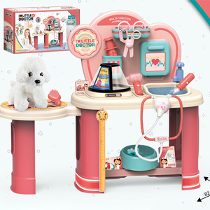 Chiot Pet Care Play Set Table <span class=keywords><strong>de</strong></span> soins infirmiers médicaux Jouets Kit <span class=keywords><strong>de</strong></span> médecin vétérinaire pour les enfants - Product Image 2