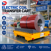 Chariot de transfert électrique sans rail à batterie robuste à rotation 360 degrés, directement de l'usine