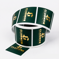 Etiqueta Adhesiva Personalizada Impermeable de Vinilo Bopp con Diseño de Logotipo Impreso, Rectangular, Grande, para Productos Cosméticos y Champú
