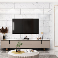 Papier adhésif 3D effet marbre, vinyle tactile, imperméable, pelable et repositionnable, revêtement mural pour la décoration intérieure