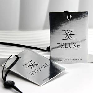 Tarjetas de Papel de Lujo Impresas y Recubiertas Personalizadas al por Mayor para Pequeñas Empresas, para Regalos y Prendas de Vestir - Product Image 3