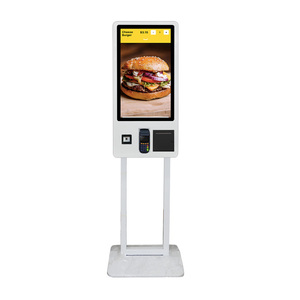 Terminal de kiosque de paiement en libre-service à <span class=keywords><strong>double</strong></span> écran latéral Totem de <span class=keywords><strong>32</strong></span> <span class=keywords><strong>pouces</strong></span> avec impression de 80mm et <span class=keywords><strong>support</strong></span> de point de vente - Product Image 4
