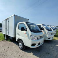 Truk Box Kargo Kecil Foton Mini 4x2 6 Roda Mesin Diesel Model Baru Euro 2 untuk Dijual