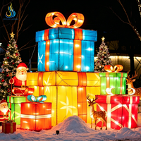 Lanterne de Noël personnalisée imperméable pour l'extérieur, idéale pour la décoration des parcs et des rues – Meilleure vente