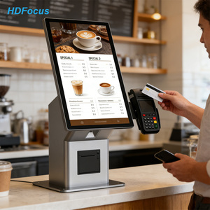 HDFocus Terminale Self-Service Intelligente da 21,5 Pollici con Sistema POS Android/Windows, Scanner NFC e QR Integrato e Stampante da 80mm - Product Image 1