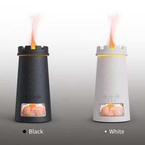 Difusor de Aroma con Efecto de Llama Realista, Diseño de <span class=keywords><strong>Faro</strong></span>, Humidificador de Aceites Esenciales Portátil para Oficina, Dormitorio, <span class=keywords><strong>Spa</strong></span>, <span class=keywords><strong>Hotel</strong></span> y Hogar - Product Image 1