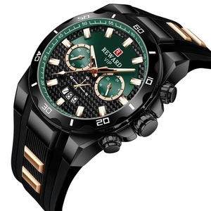 REWARD RD83008M Relojes de Hombre de Marca Superior, Reloj Deportivo de Moda con Correa de Silicona, Reloj de Lujo para Hombre con Fecha, Cronógrafo de Cuarzo Resistente al Agua - Product Image 4