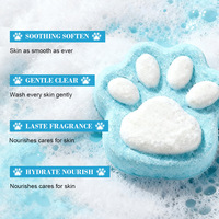 Juego de Regalo de Bombas de Baño Efervescentes con Forma de Pata de Gato, 12 Piezas, Hechas a Mano, Naturales, Hidratantes, Marca Privada OEM