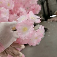 Blumen Kirschbaum Künstlicher Plastik Rosa Kirschblütenbaum Innenraum Hotel Dekoration Riesige Künstliche Pflanzen Umweltfreundlich Langlebig