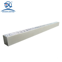 Luminaire suspendu moderne et simple, de forme rectangulaire, luminaire suspendu linéaire