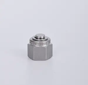 Metrische 8mm OD Edelstahlrohrstecker Monel-Verpressungsbefestigungen Rohrenden Instrumentierung 1 2 OD Zwillingsrohrstangen Rohrstecker