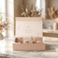 Boîte cadeau magnétique pliable personnalisée, boîte en papier rigide de style livre pliable en une seule pièce pour les cosmétiques, les bijoux, solution d'emballage cadeau