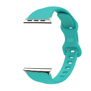 Correa de reloj de silicona de alta calidad Compatible con Apple Watch 7 6 5 4 3 2 1 38mm 40mm 42mm 44mm - Product Image 3