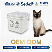 Litière pour chat en bentonite de sodium à contrôle d'odeurs supérieur, ultra-agglomérante, performance optimale, sable pour chat en argile bentonite
