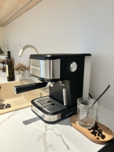 Cafetera <span class=keywords><strong>Espresso</strong></span> Eléctrica Semiautomática Comercial 01E, Bomba de 20 Bares de Presión, Bajo Ruido, Cafetera de Cápsulas de Plástico, para Hogar y Hoteles - Product Image 5