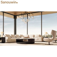 Chaise pivotante à cadre en métal de haute qualité nouveau design avec tissu confortable pour la maison ou l'hôtel pour les canapés de salon